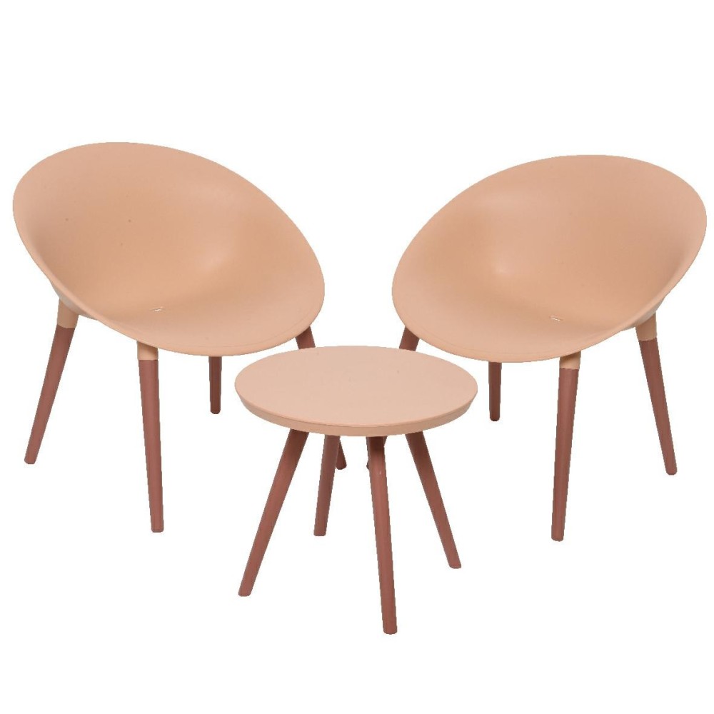 TAVOLINO C SEDIE VINTAGE PINK